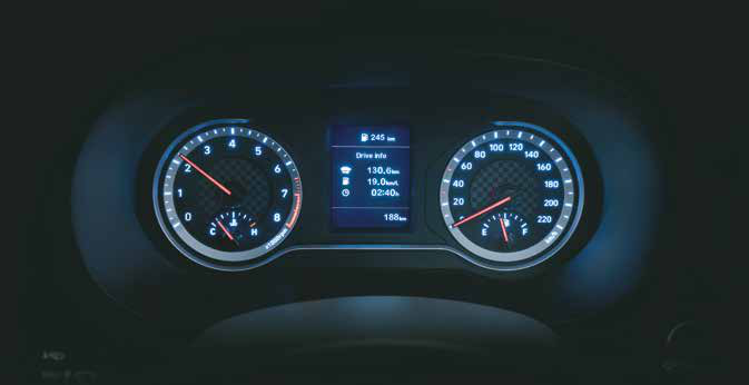 Hyundai Grand i10 Nios — 8.89 cm (3.5") speedometer with multi-information display