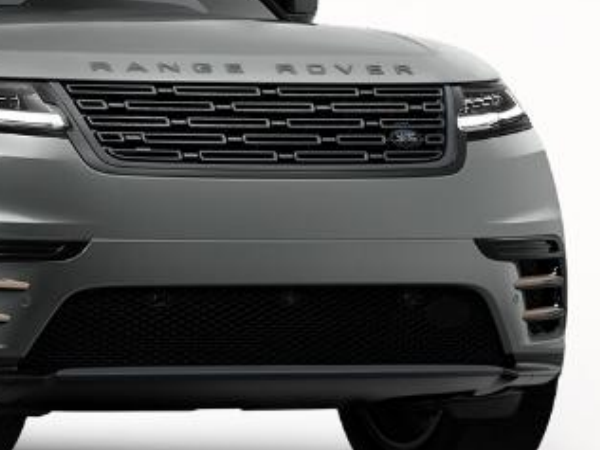 Land Rover Range Rover Velar — Gloss-black Range Rover signature grille.