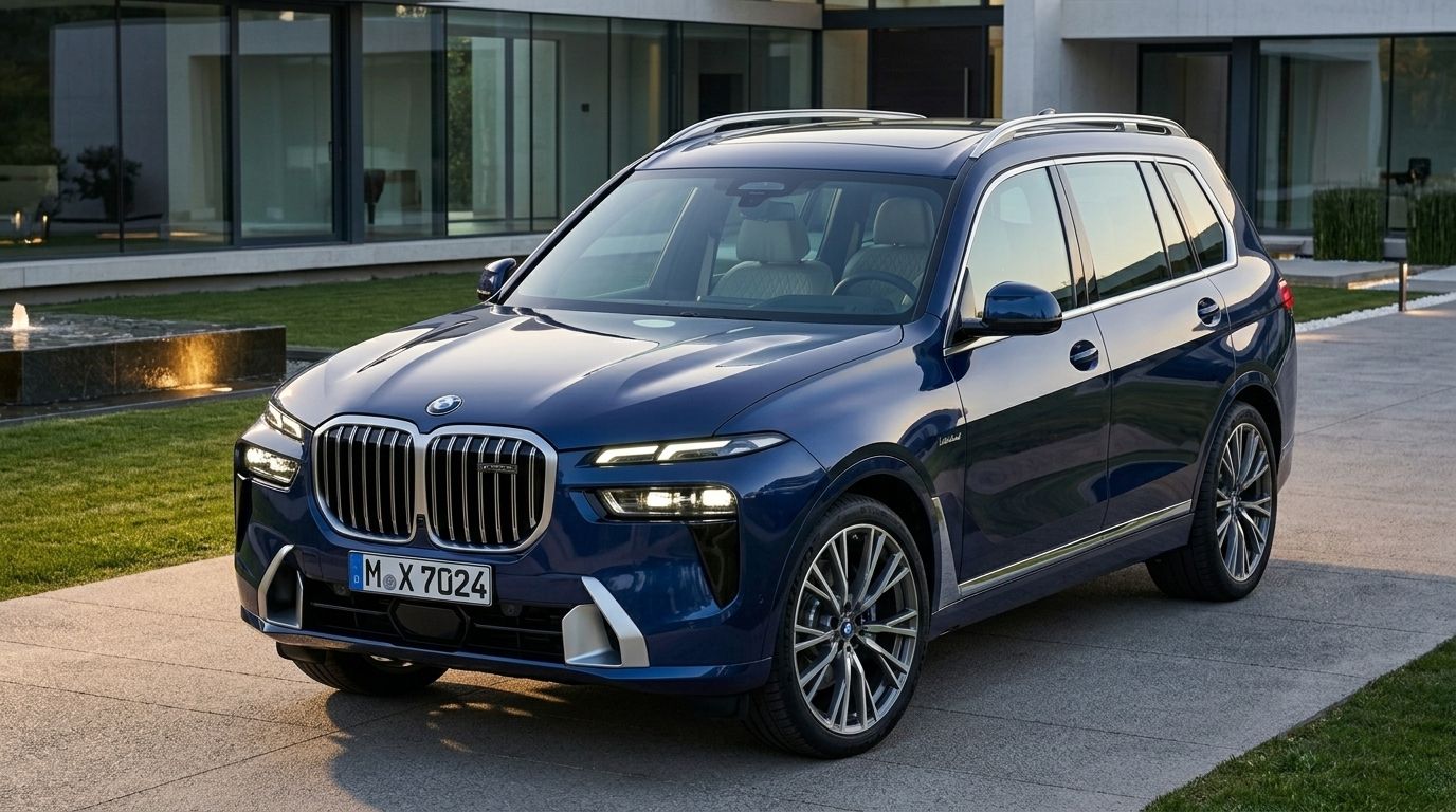 BMW X7 in BMW Individual Tanzanite Blue Metallic