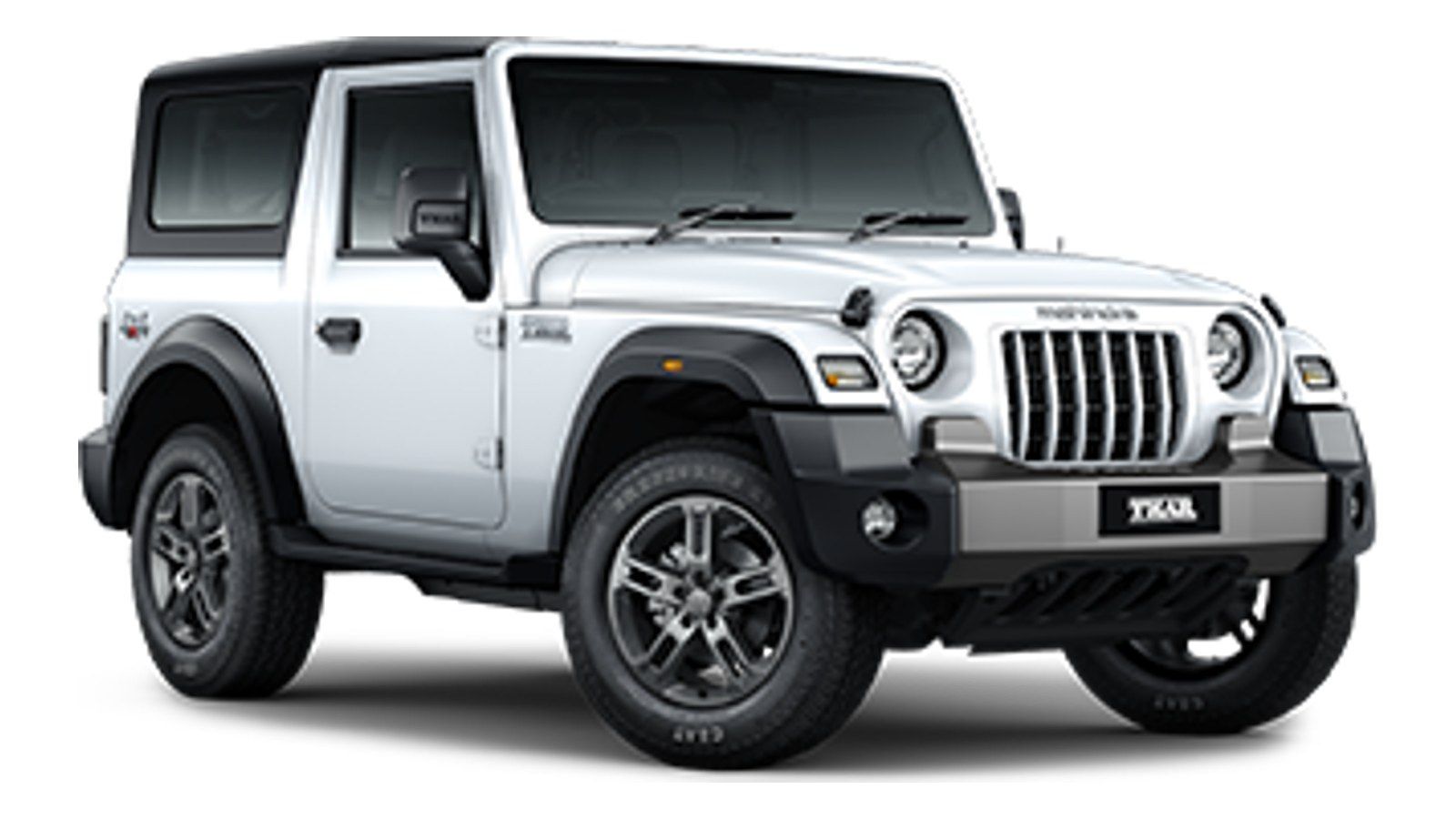 Mahindra Thar in Everest White