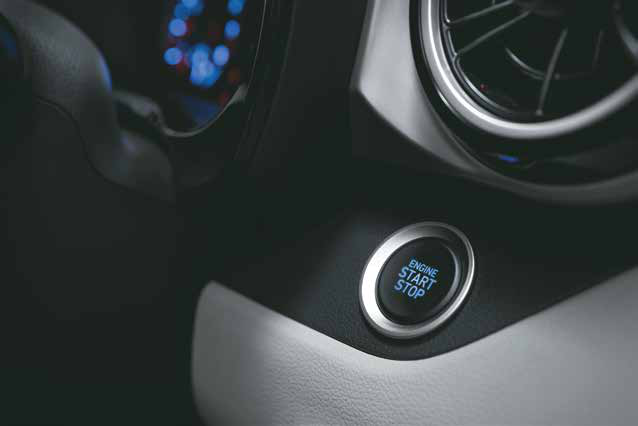 Hyundai Grand i10 Nios — Smart key with push-button start/stop