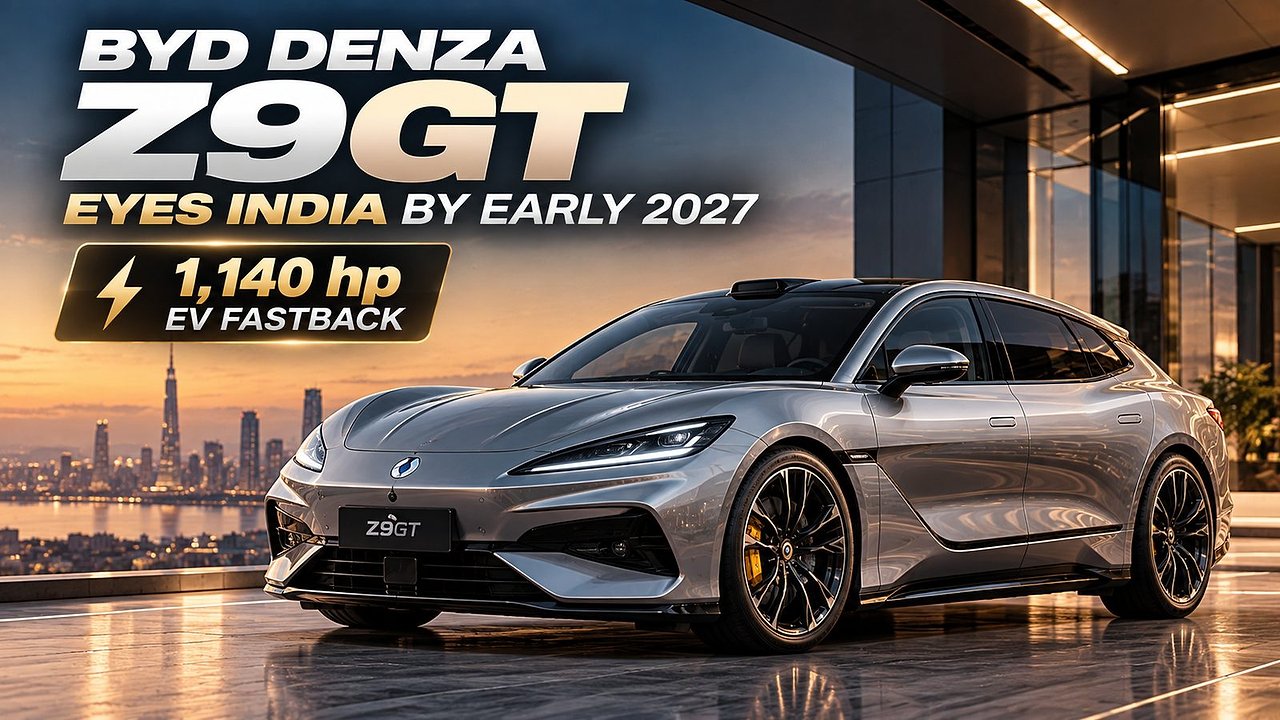 BYD Denza Z9GT eyes India by early 2027: 1,140 hp EV fastback