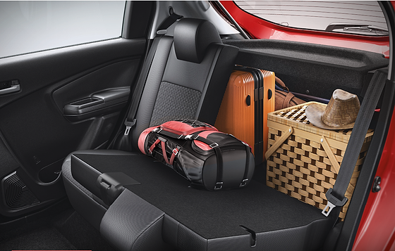 Maruti Suzuki Celerio, 60:40 split-folding rear seat for flexible cargo loading