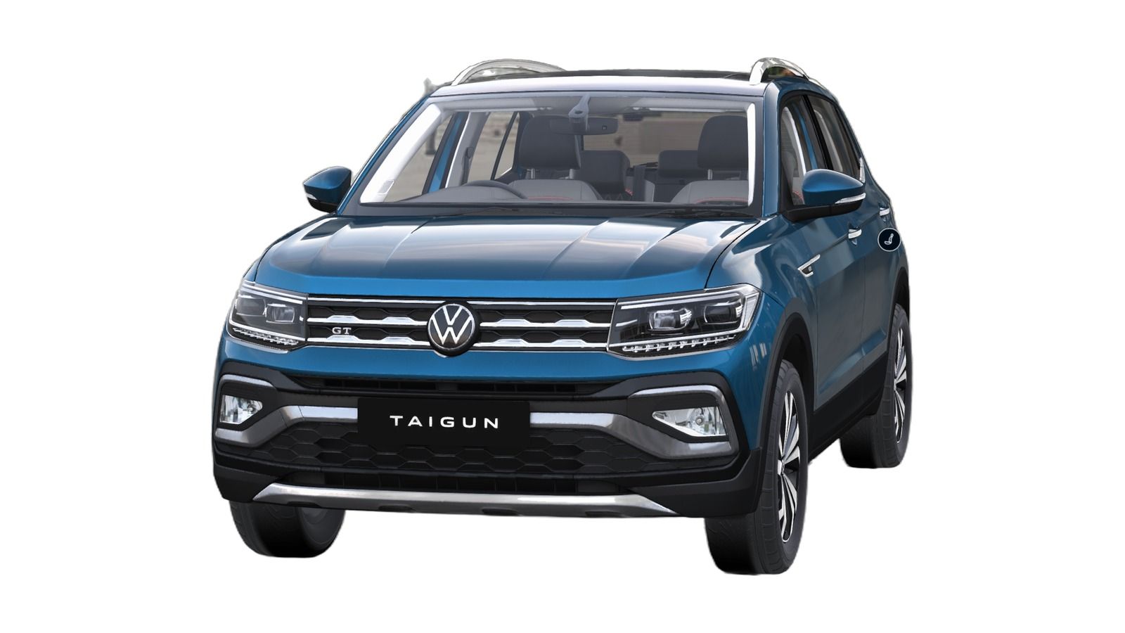 Volkswagen Taigun in Lava Blue