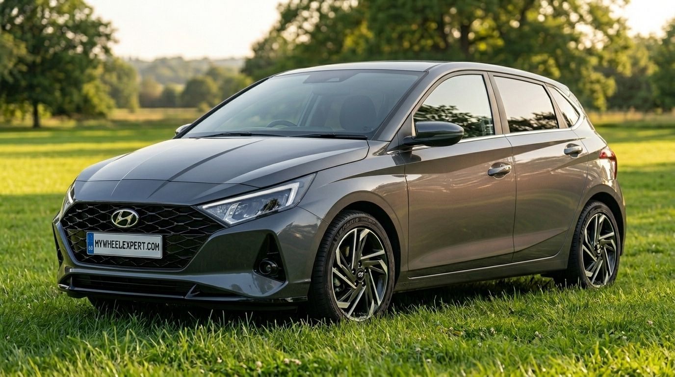 Hyundai i20 in Amazon Grey