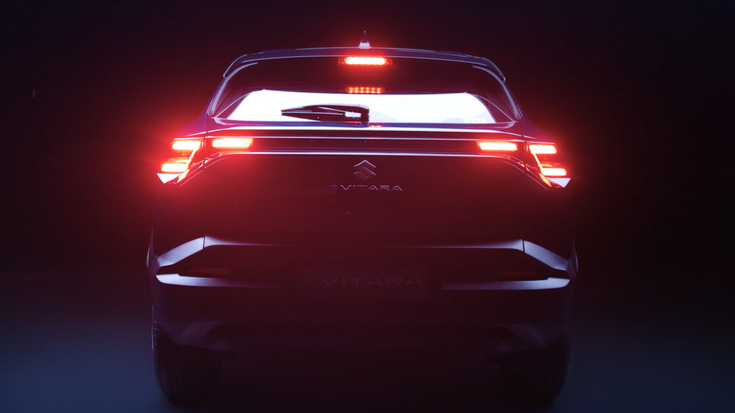 Maruti Suzuki Baleno — NEXA Signature LED tail lamps across the range, with chrome tailgate garnish from Zeta.