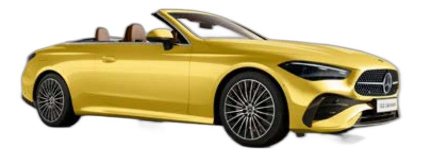 Mercedes-Benz CLE Cabriolet in Sun Yellow