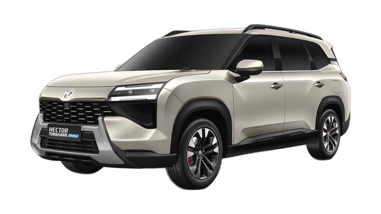 MG Hector Tomahawk PHEV in Shadow Gold