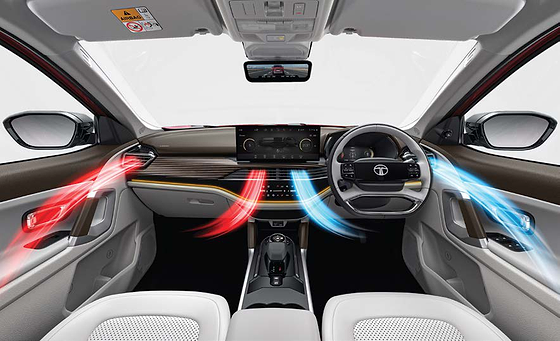 Tata Harrier, Voice-assisted dual-zone fully automatic air conditioning