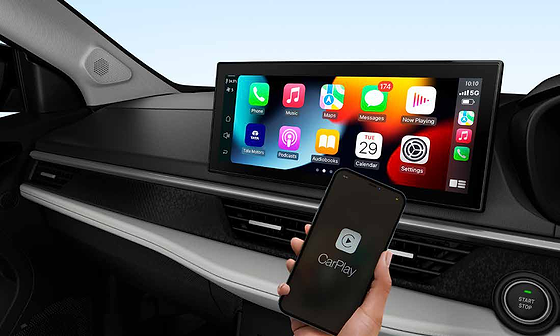 Tata Nexon EV, Wireless Android Auto and Apple CarPlay on the cinematic touchscreen