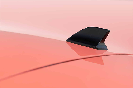 Tata Tiago, Roof-mounted shark fin antenna with GPS keeps the roofline clean