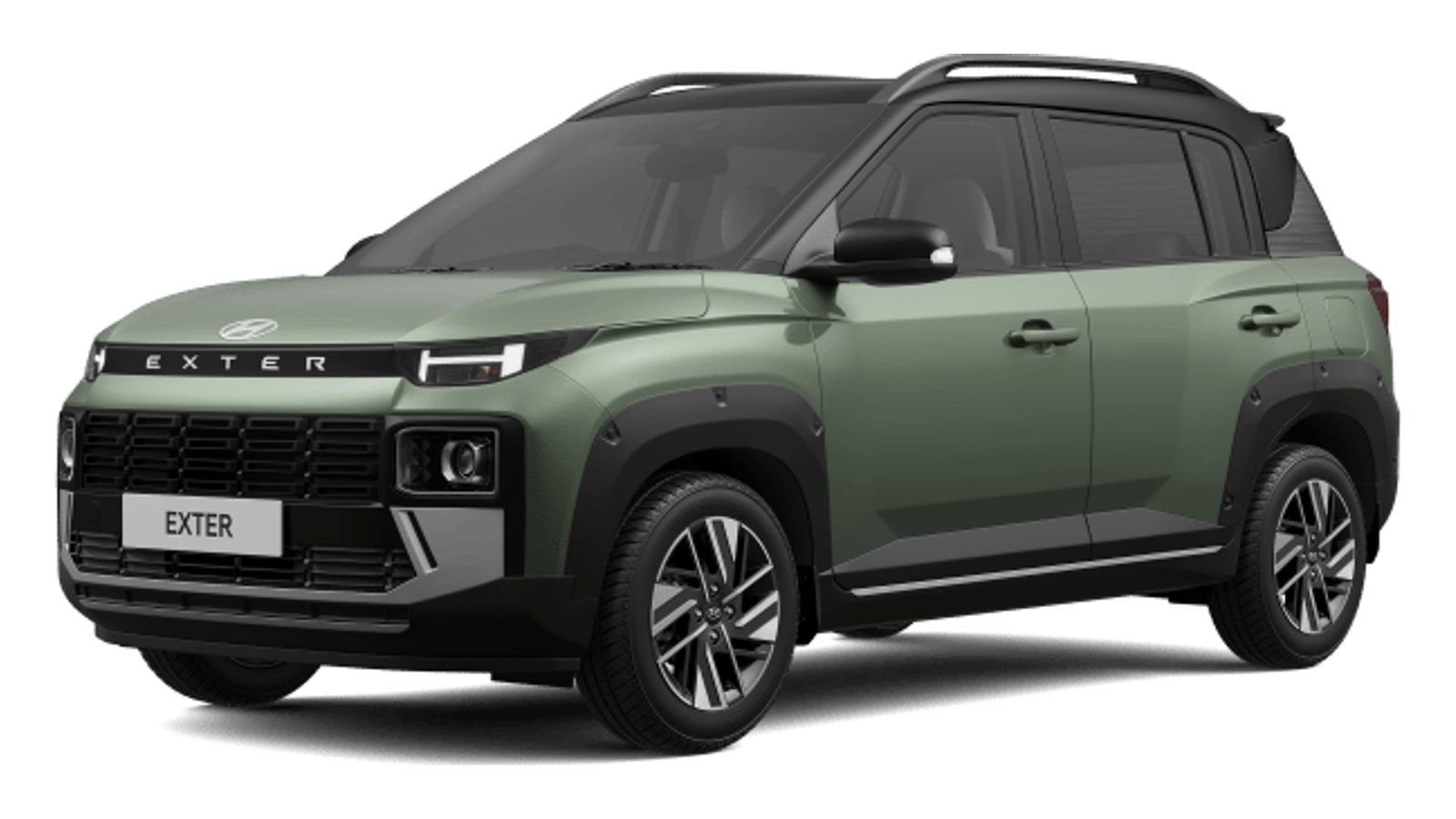 Hyundai Exter in Ranger Khaki with Black Roof