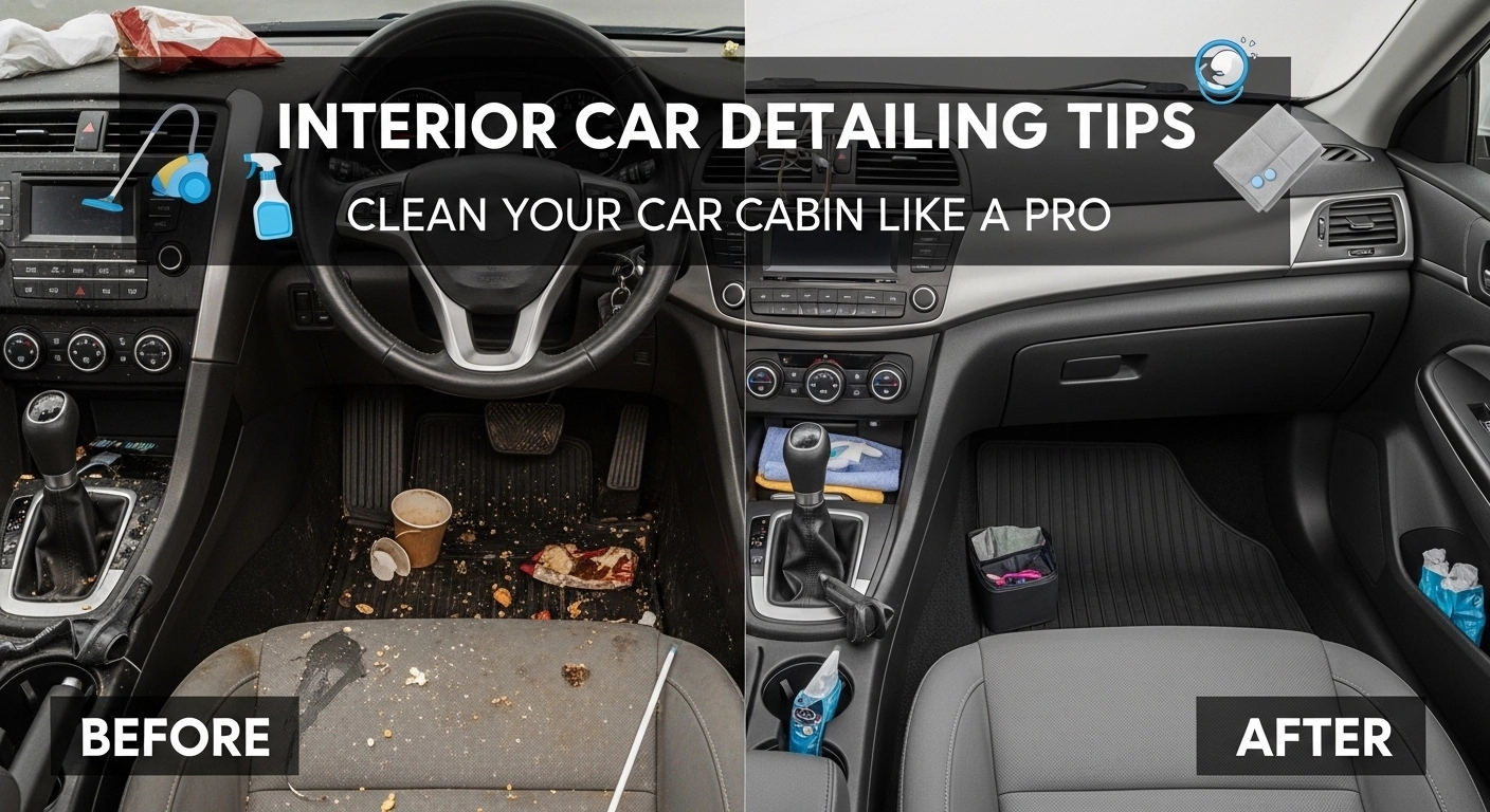 Interior Car Detailing Tips: How to Clean Your Car Cabin Like a Pro